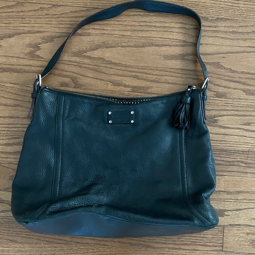 Kate Spade Black Leather Shoulder Bag